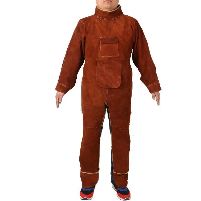 Cowhide Welding Clothes for Me - Leather Work Overalls reseña y precio
