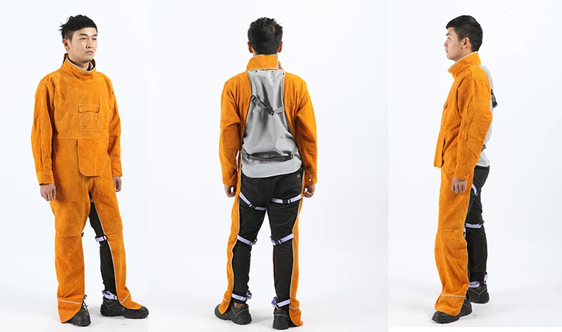 Cowhide Welding Clothes for Me - Leather Work Overalls reseña y precio