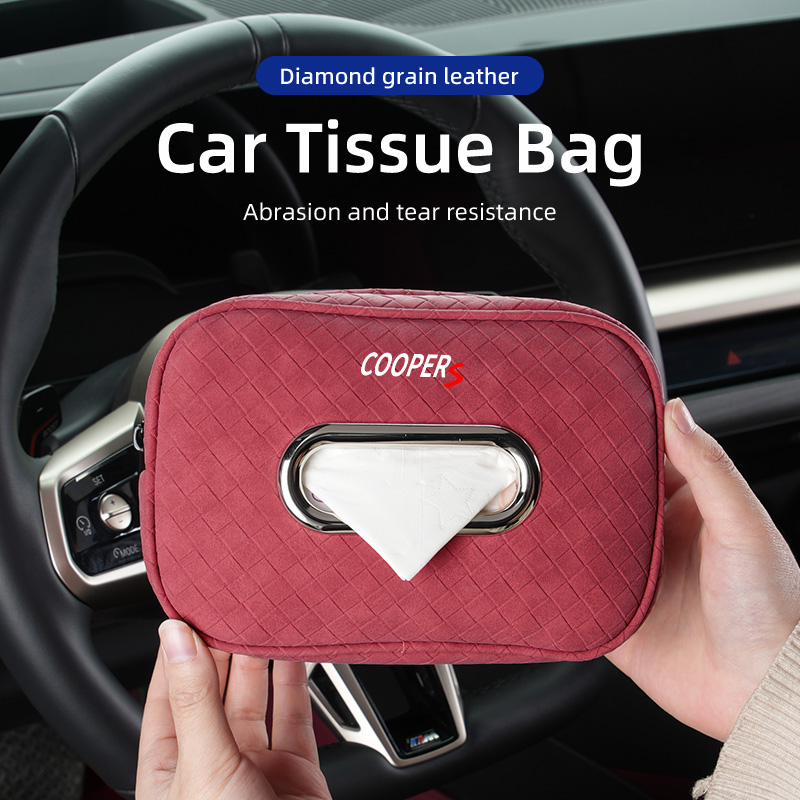 Car Tissue Box Leather Seat Ba - Leather Work For Car reseña y precio