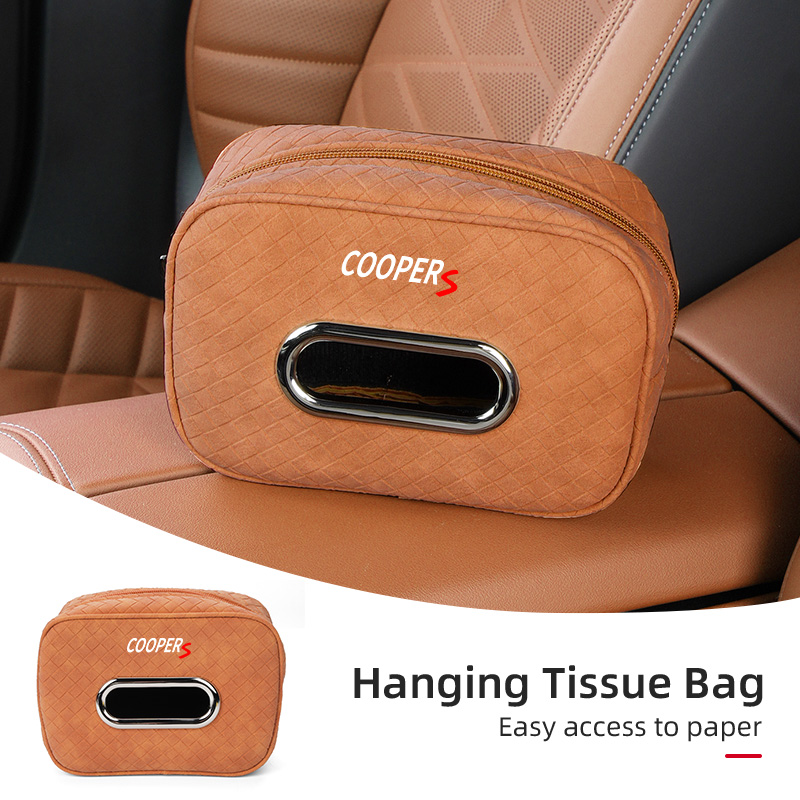 Car Tissue Box Leather Seat Ba - Leather Work For Car reseña y precio