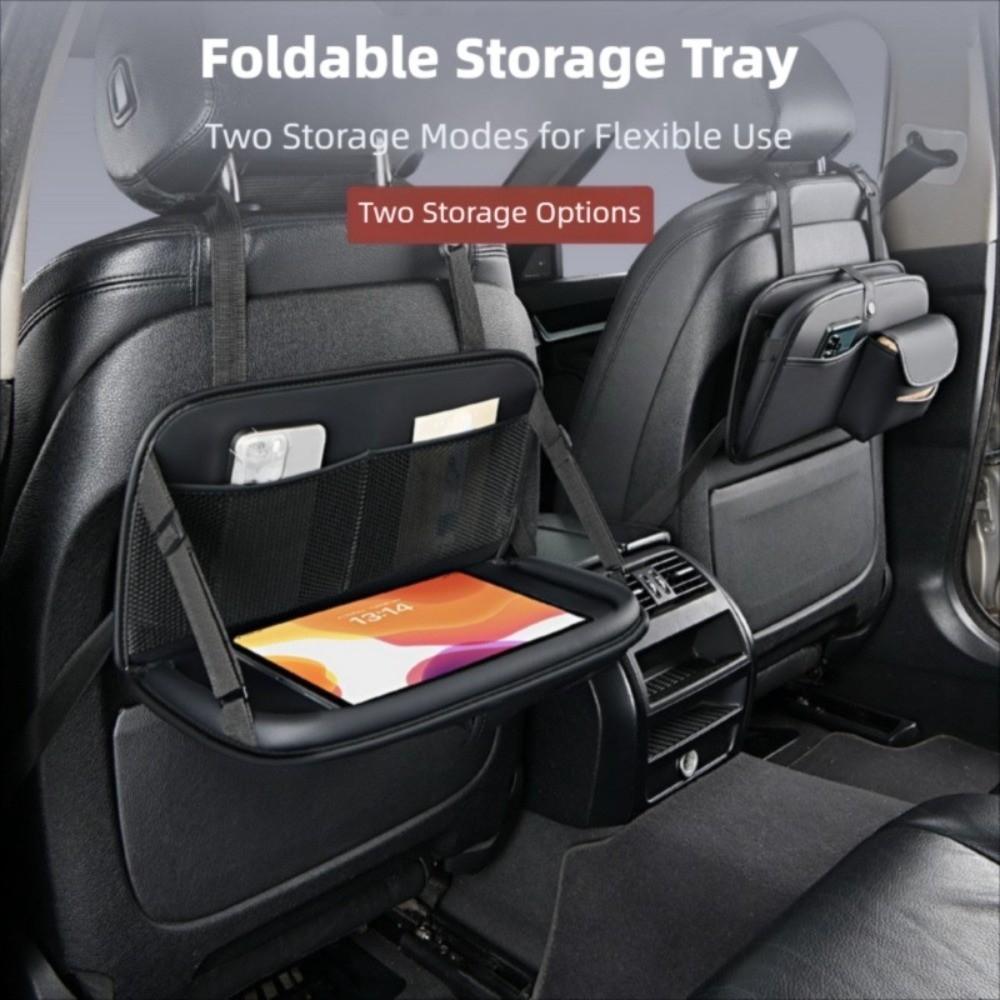 Food Tray Car Back Seat Tray L - Leather Work For Car reseña y precio