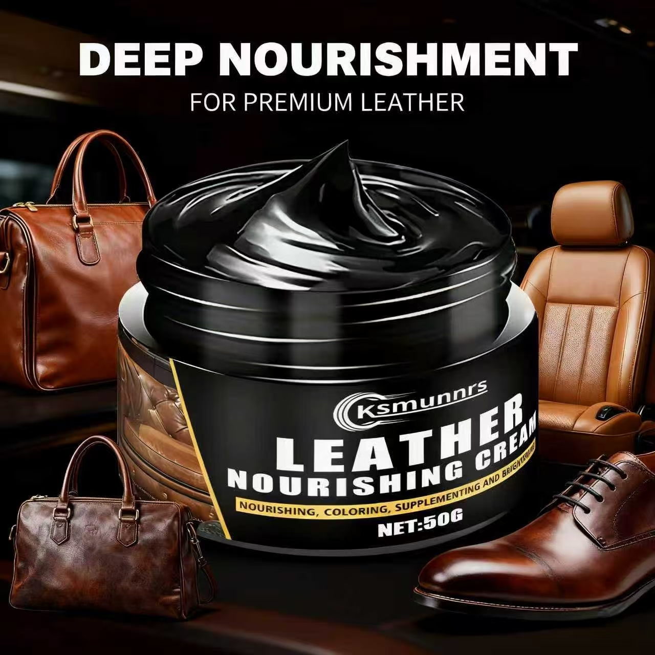Ksmunnrs 50G Leather Nourishin - Upholstery Leather Work reseña y precio