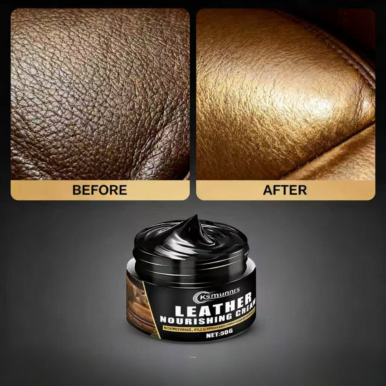 Ksmunnrs 50G Leather Nourishin - Upholstery Leather Work reseña y precio