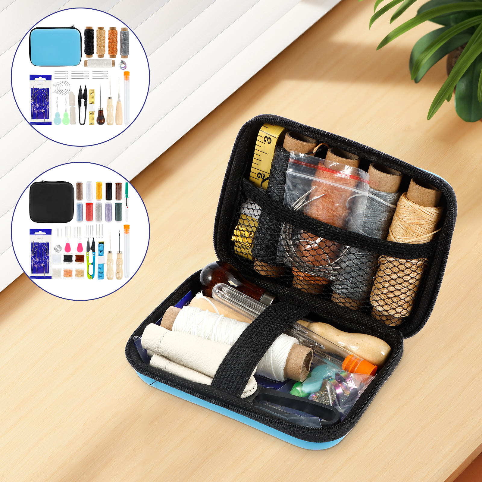 Leather Sewing Kit Portable Le - Upholstery Leather Work reseña y precio