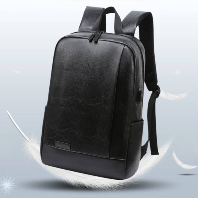 Men Fashionable Backpack PU Le - Leather Work Bag Mens reseña y precio