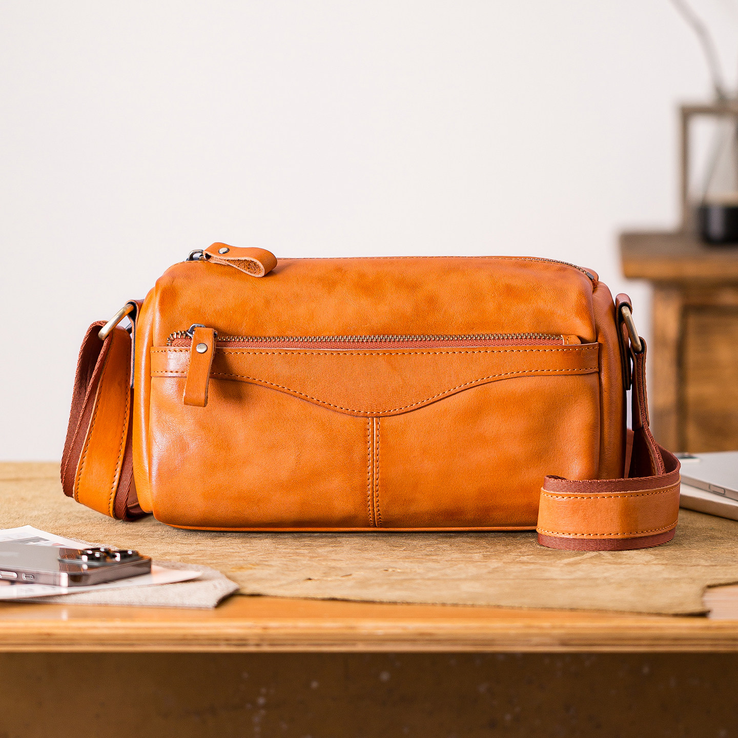 PNDME organizers handmade vint - Leather Work Bag Mens reseña y precio