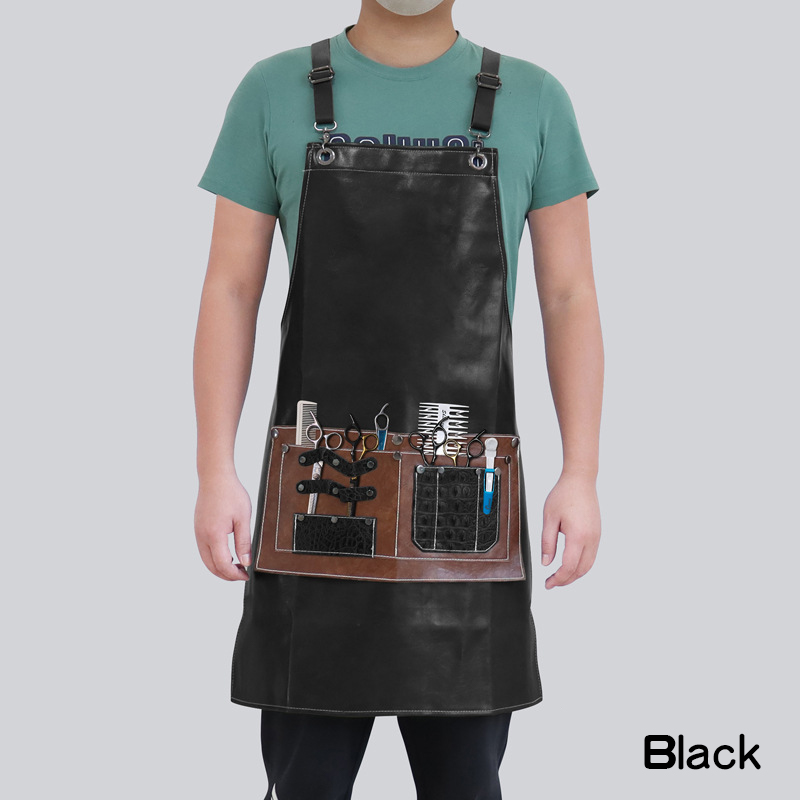 pu leather apron custom logo w - Leather Work Overalls reseña y precio