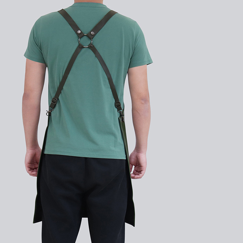 pu leather apron custom logo w - Leather Work Overalls reseña y precio