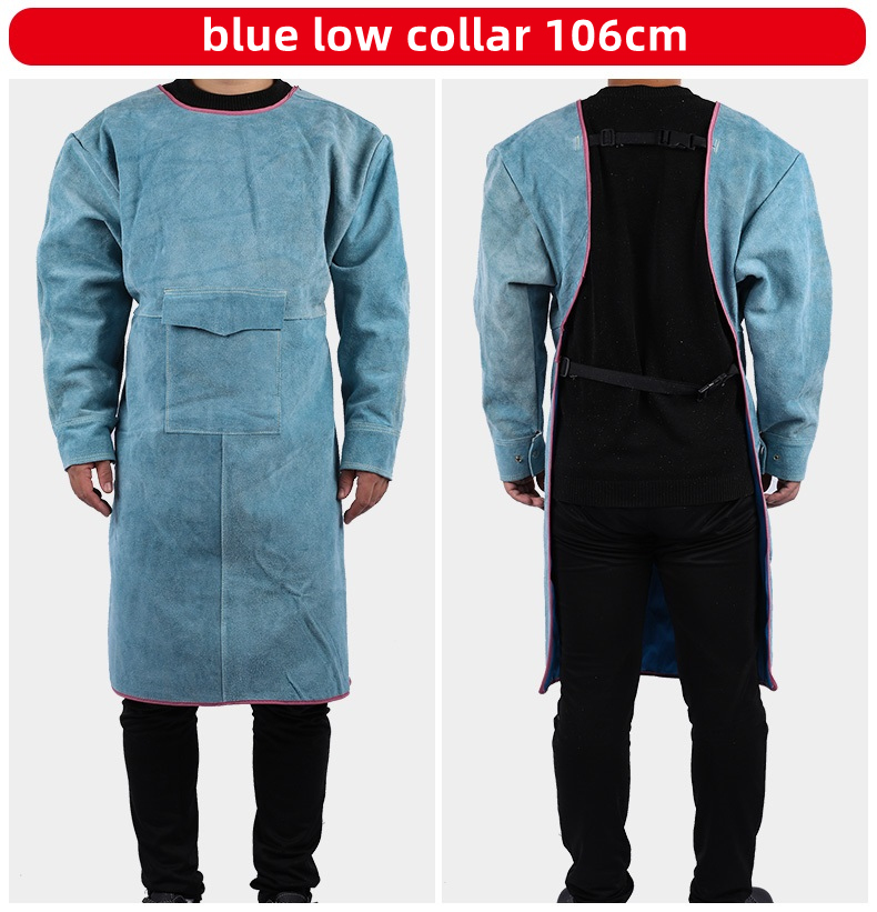 Leather Suede Electric Welding - Leather Work Overalls reseña y precio