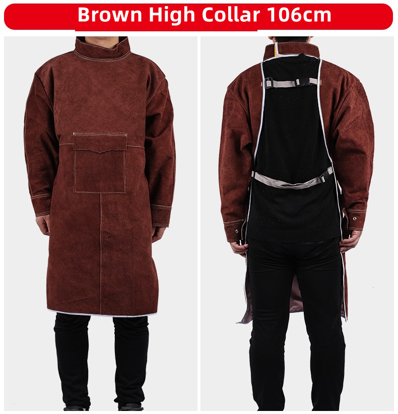 Leather Suede Electric Welding - Leather Work Overalls reseña y precio