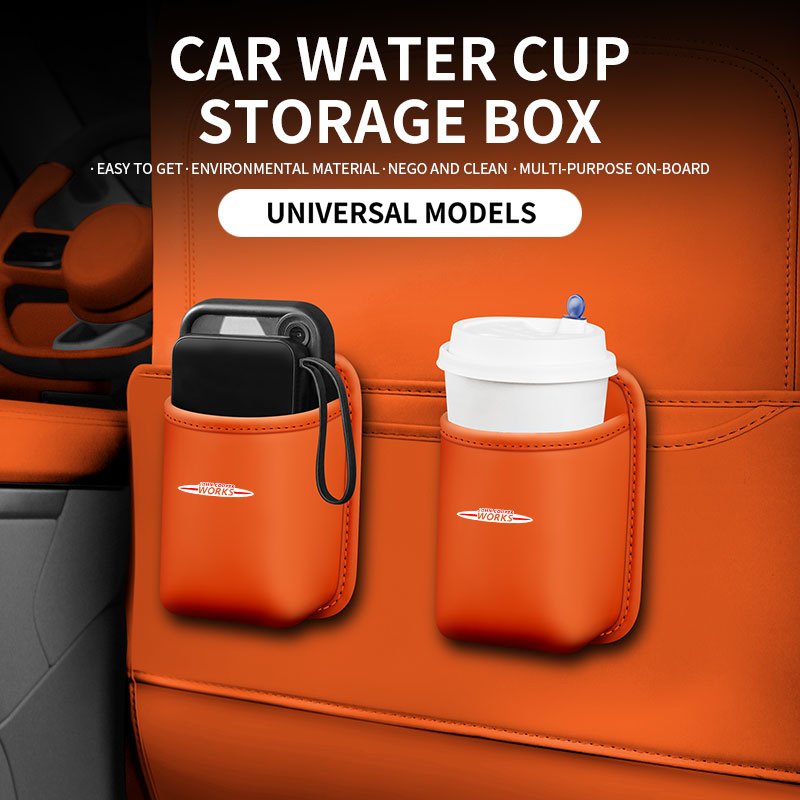 1pc Leather Car Cup Holder Sto - Leather Work For Car reseña y precio