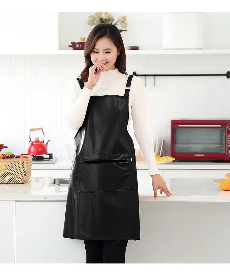 Waterproof Oil-proof Leather A - Leather Work Overalls reseña y precio