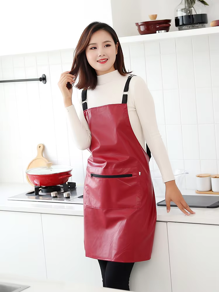 Waterproof Oil-proof Leather A - Leather Work Overalls reseña y precio