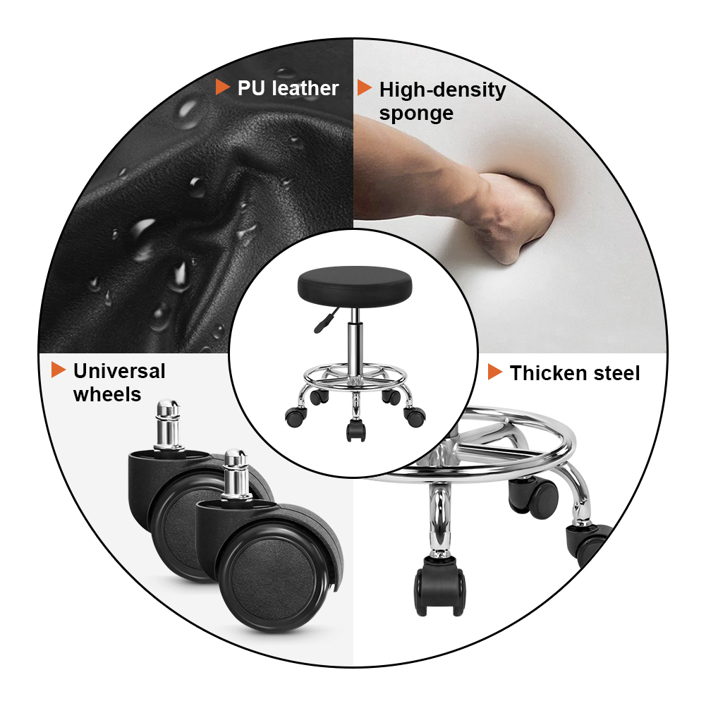 KKTONER PU Leather Round Rolli - Leatherwork Tattoo reseña y precio